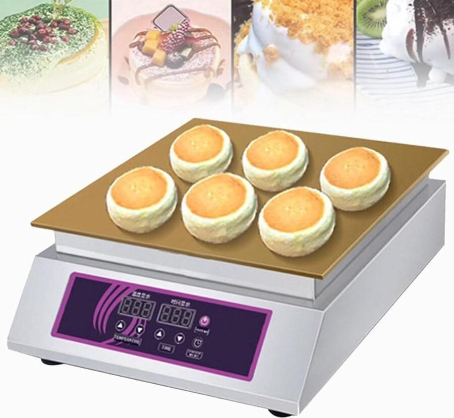 Pannenkoekenmaker Soufflé machine Professioneel bakken Nauwkeurige temperatuurregeling 35x44.5x15.5 cm