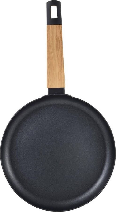 Pannenkoekenpan 24 cm – Geperst Aluminium – Anti-aanbaklaag – Geschikt voor Inductie en Alle Warmtebronnen