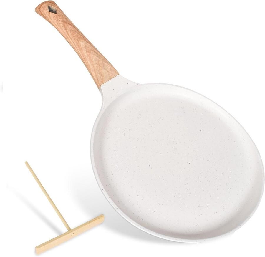 Pannenkoekenpan Ø 24 cm met afneembare handgreep en anti-aanbaklaag