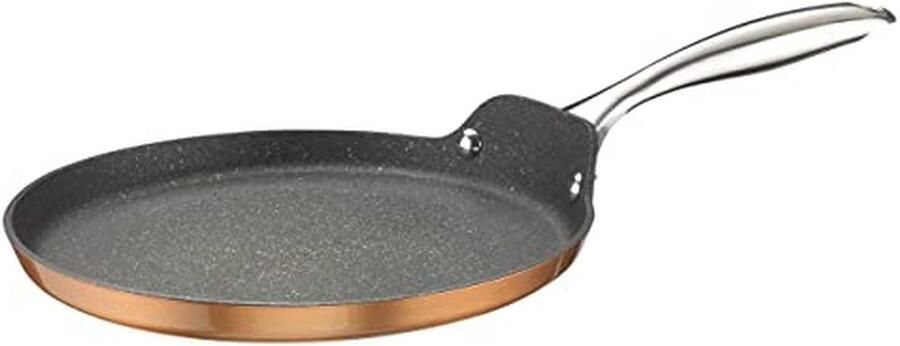 Pannenkoekenpan 25 cm Ø met anti-aanbaklaag en inductiegeschikt