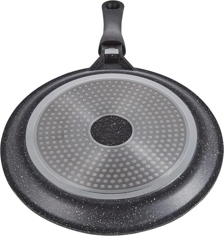 Pannenkoekenpan 32 cm Gegoten Aluminium met Antiaanbaklaag en Afneembare Greep