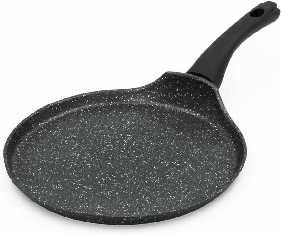 Pannenkoekenpan Aluminium Antiaanbaklaag Cool Touch handvat Voor Inductie en Gas