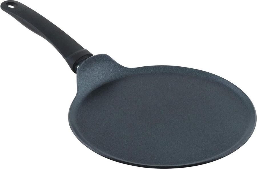 Pannenkoekenpan Aluminium Crêpe Pan Pannenkoeken Bakken Antiaanbaklaag Inductie 26 cm Zwart