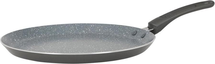 Pannenkoekenpan Aluminium Crêpepan Keramisch Lekker Koken Gezonde Antiaanbaklaag Ø 26 cm Lichtgrijs