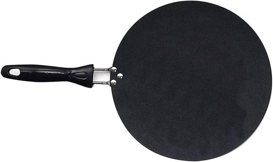 Pannenkoekenpan Crêpe pan Keuken bakken Gelijkmatige hitte 30 cm Zwart