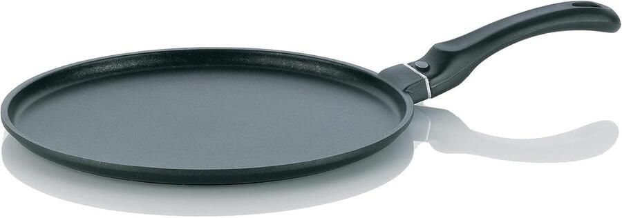 Pannenkoekenpan Crêpe pan Lekkere pannenkoeken bakken Keramische antiaanbaklaag Ø 28 cm Zwart