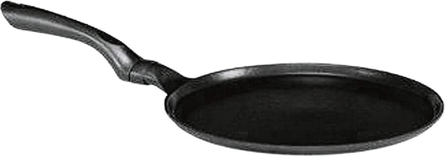 Pannenkoekenpan Crêpe pan Lekkere pannenkoeken Hoogwaardige anti-aanbaklaag 24 cm Zwart
