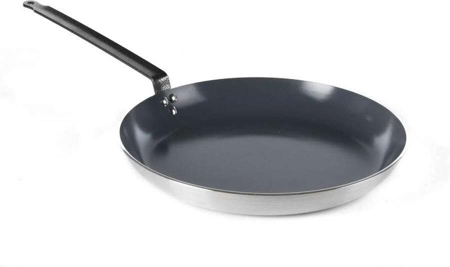 Pannenkoekenpan Crêpe pan Lekkere pannenkoeken Marmeren antiaanbaklaag Ø28 cm Zwart