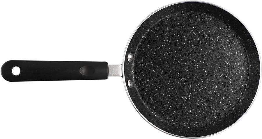 Pannenkoekenpan Crêpe pan Ontbijt maken Anti-aanbaklaag 18 cm Zwart