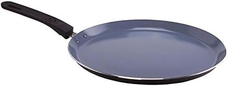 Pannenkoekenpan Crepe pan Pannenkoeken Bakken Dubbele Keramische Coating 28 cm Zwart