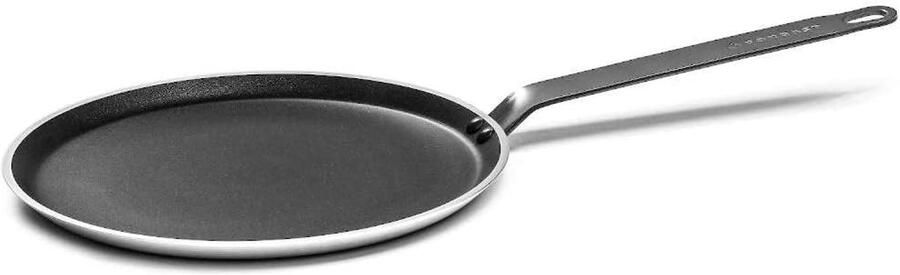 Pannenkoekenpan Crêpepan Fornuis Lekkere Pannenkoeken Bakken Krasbestendige Coating 30 cm Diameter Zwart