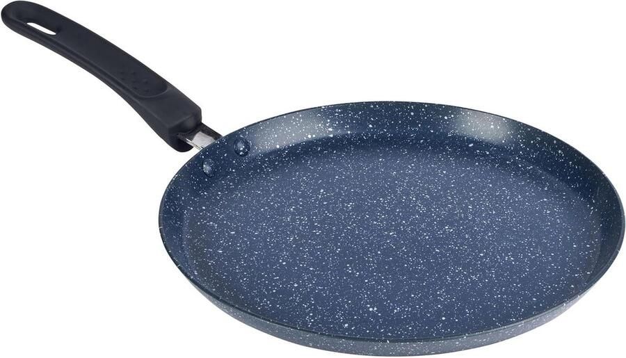 Pannenkoekenpan Crepepan Koekenpan Pannenkoeken Bakken Xylan Anti-aanbaklaag 25 cm Grijs