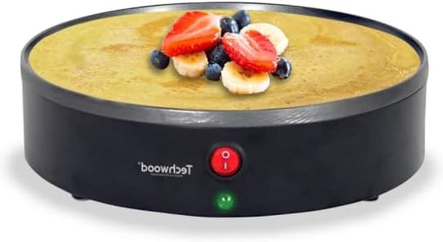 Pannenkoekenpan Crêpepan Lekkere pannenkoeken Inclusief accessoires 23 cm Zwart