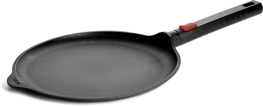 Pannenkoekenpan Crêpepan Omeletpan Ontbijt Bakken Afneembare Steel 26 cm Diameter Zwart