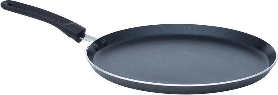 Pannenkoekenpan Crêpepan Ontbijt Maken Anti-aanbaklaag 28 cm Zwart