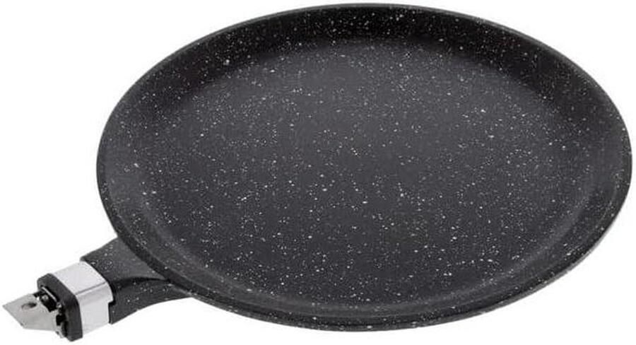 Pannenkoekenpan Crêpepan Ontbijt Maken Anti-aanbaklaag 28 cm Zwart