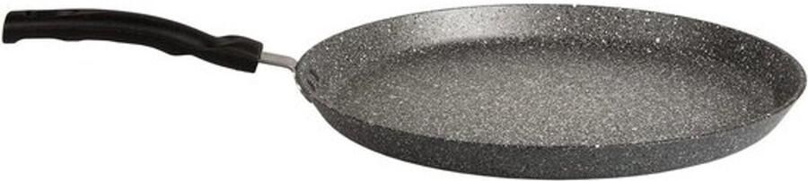 Pannenkoekenpan Crêpepan Pannenkoeken Bakken Antiaanbaklaag 25 cm Zwart