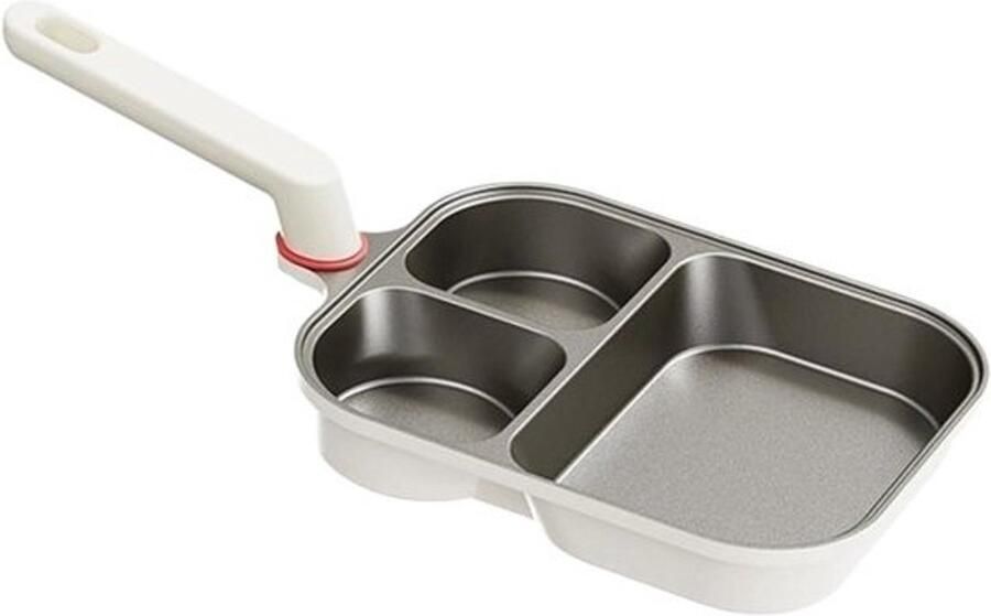 Pannenkoekenpan Eierpan Tortilla Ontbijt Bereiden Antiaanbaklaag 24.5 cm Zwart