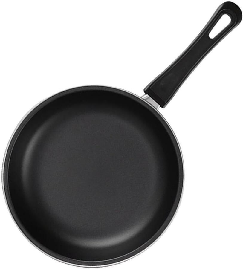 Pannenkoekenpan Gietijzer Koekenpan Omelet Moeiteloos Koken Hittebestendig Handvat 20 cm Zwart