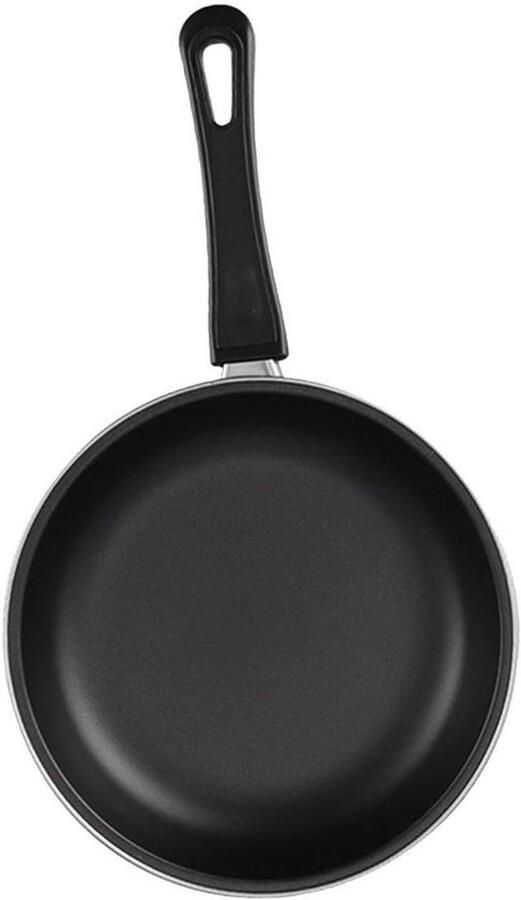 Pannenkoekenpan Grill- en omeletpan Voor steak bakken Antiaanbaklaag 20 cm Zwart