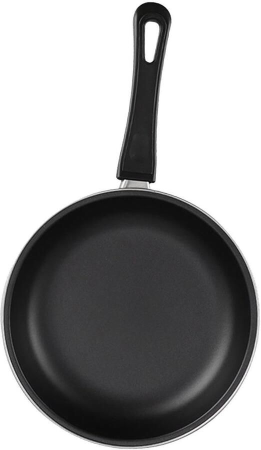 Pannenkoekenpan Gietijzer Koekenpan Omeletpan Moeiteloos Koken Hittebestendig Handvat 25cm Zwart