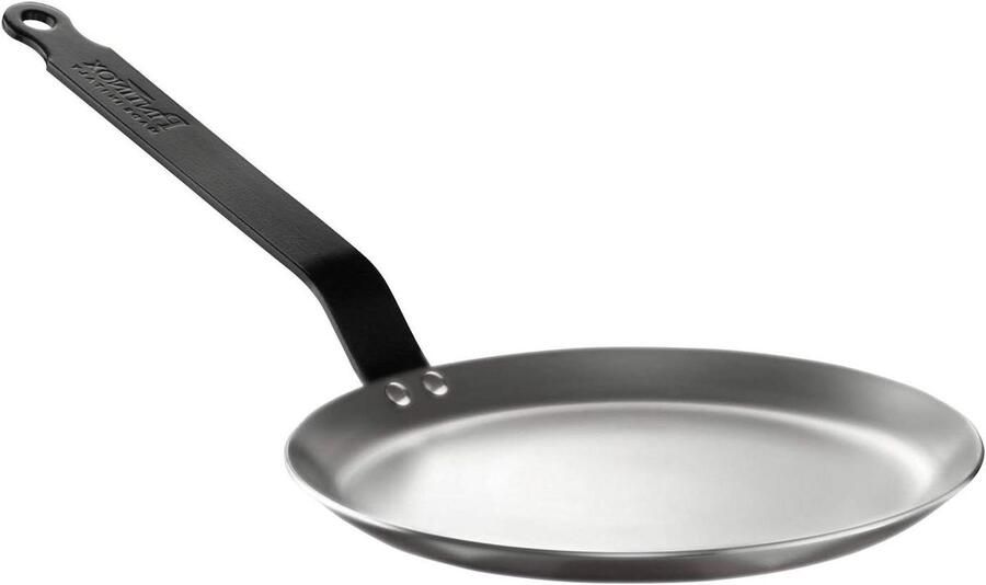 Pannenkoekenpan Ijzer Crêpepan Koekenpan Lekkere Pannenkoeken Maken Professionele Kwaliteit 28 cm Zwart