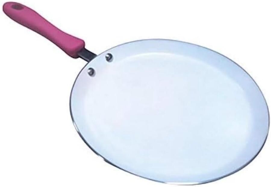 Pannenkoekenpan Keramisch Crêpe Pan Ontbijt Maken Antiaanbaklaag 26 cm Fuchsia