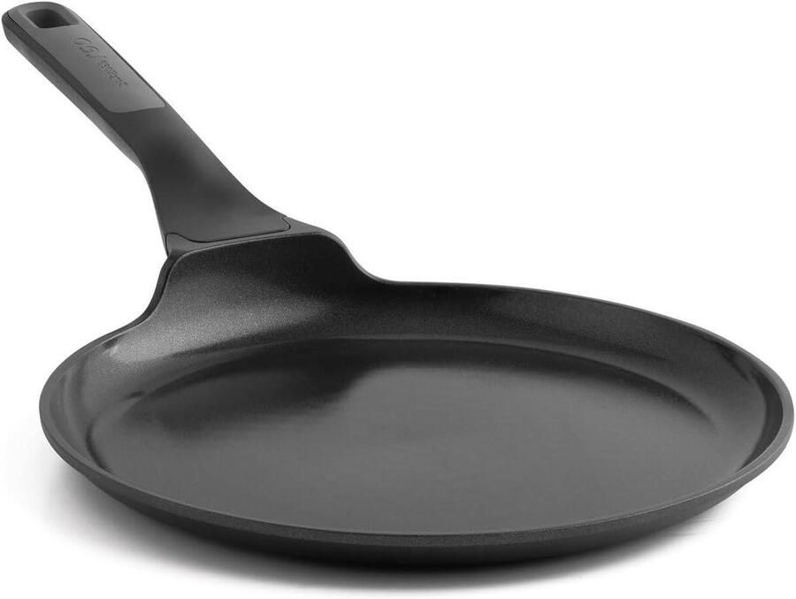 Pannenkoekenpan Keramisch Koekenpan Lekker Ontbijten Antiaanbaklaag 25 cm Zwart