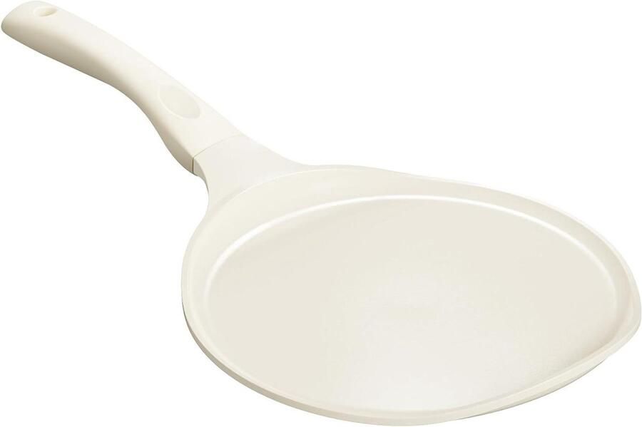 Pannenkoekenpan Keramisch Omeletpan Koekenpan Ontbijt Bereiden Krasbestendige Coating 26 cm Beige
