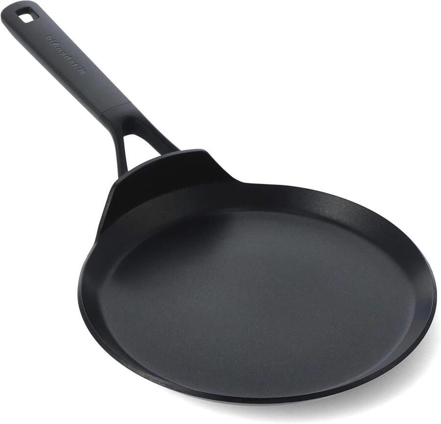 Pannenkoekenpan Koekenpan Aluminium Lekker Bakken PFAS-vrije Coating 24 cm Zwart - Foto 1