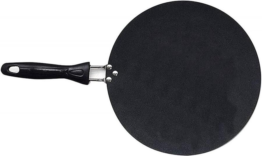Pannenkoekenpan Koekenpan Bakplaat Ontbijt Bakken Antiaanbaklaag 30 cm Zwart