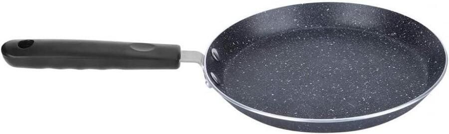 Pannenkoekenpan Koekenpan Bakvorm Ontbijt Bakken Antiaanbaklaag 22 cm Diameter Zwart