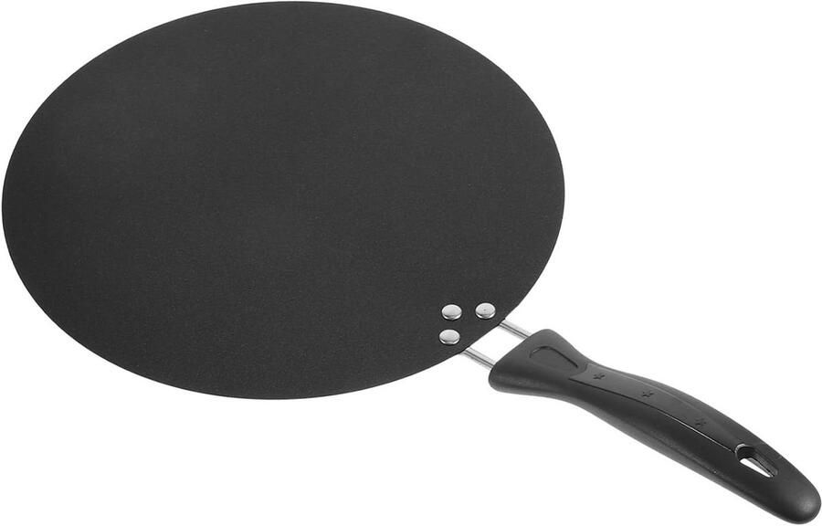 Pannenkoekenpan Koekenpan Crêpepan Lekker Koken Draagbare Handgrepen 30 cm Zwart