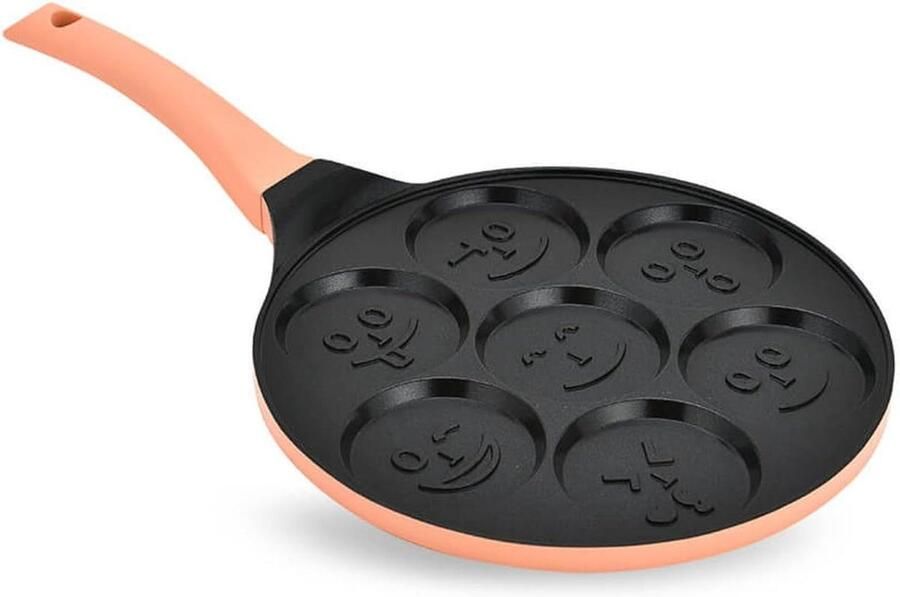 Pannenkoekenpan Koekenpan Crepepan Pannenkoeken Bakken Antiaanbaklaag 26 cm Speels Design