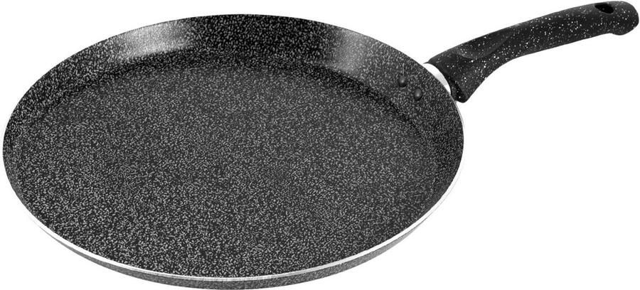 Pannenkoekenpan Koekenpan Crêpepan Pannenkoeken Bakken Antiaanbaklaag 28 cm Grijs