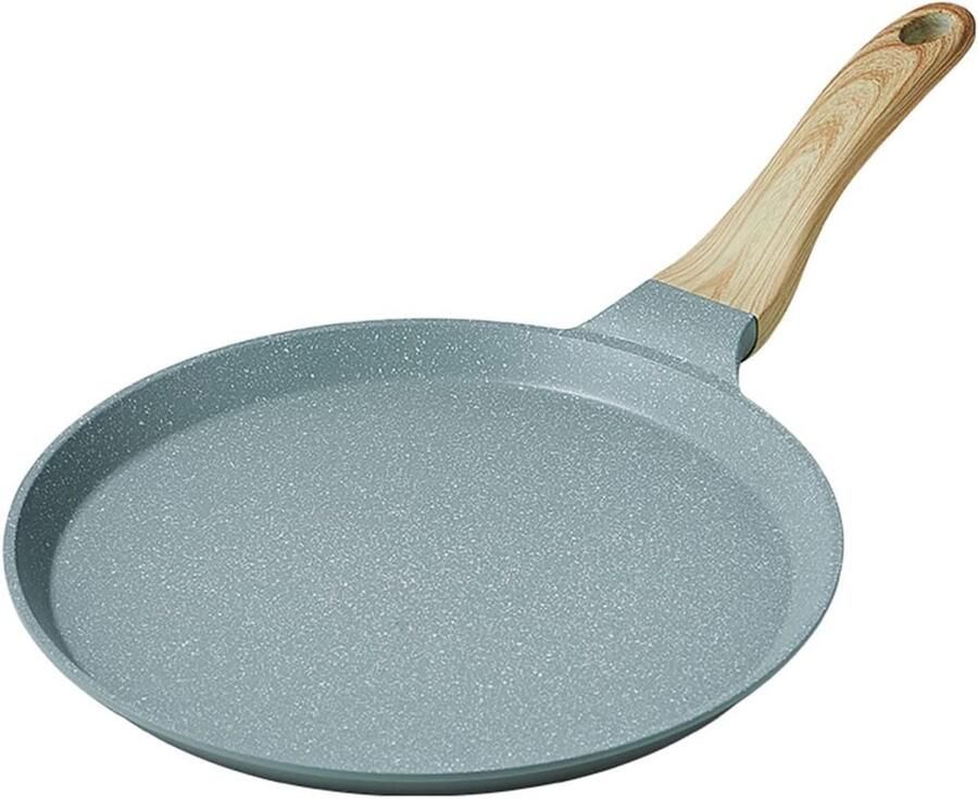 Pannenkoekenpan Koekenpan Ei Ontbijt Bakken Non-stick Coating 20cm Zwart