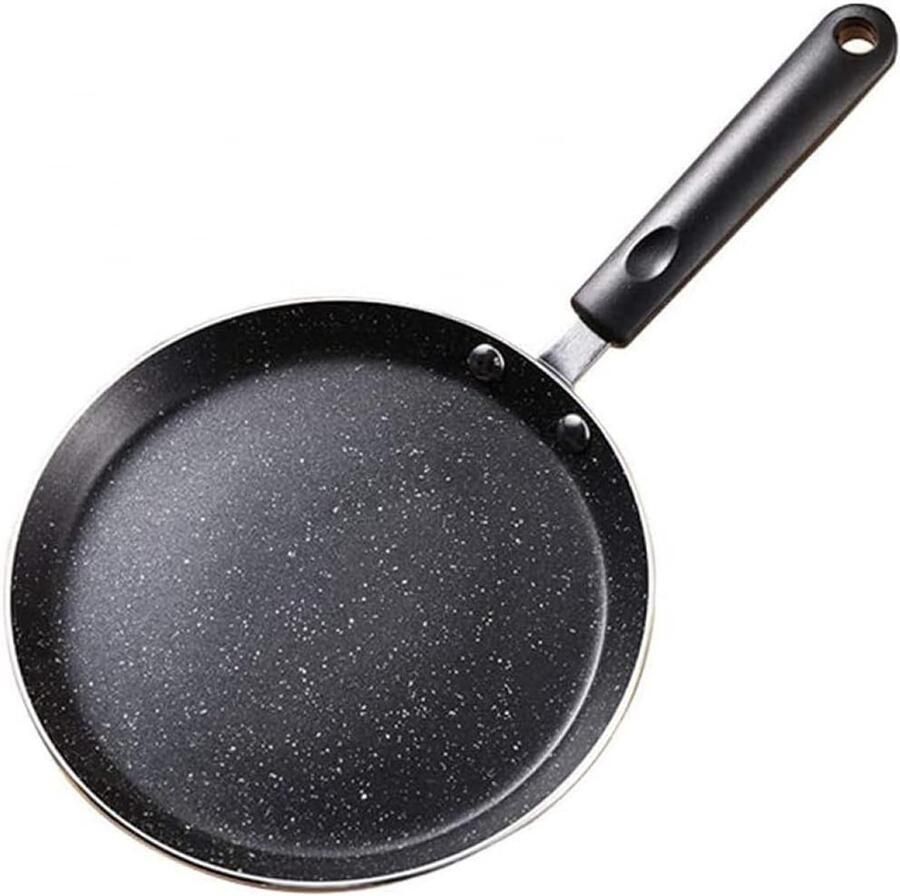 Pannenkoekenpan Koekenpan Lekker Koken Afneembare Handgreep 22 cm Zwart