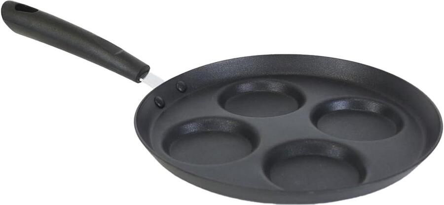Pannenkoekenpan Koekenpan Lekkere Pannenkoeken Bakken Non-stick Coating Ø 24 cm Multicolor