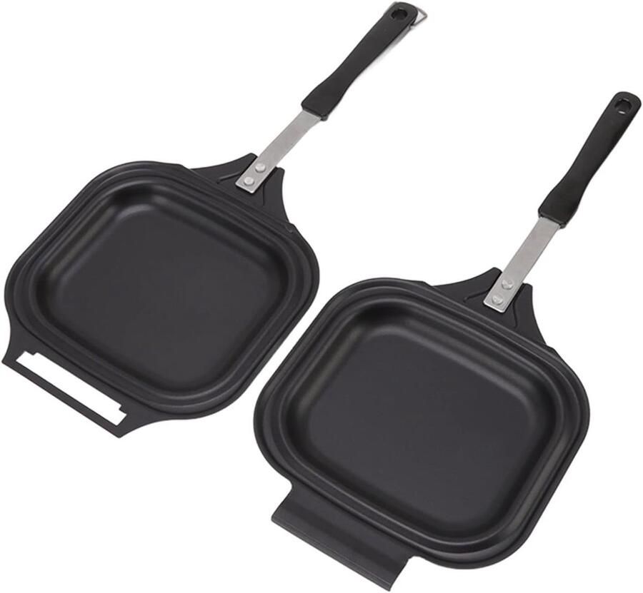 Pannenkoekenpan Koekenpan Omeletpan Ontbijt Bakken Gelijkmatige Verwarming 17x37x4 cm