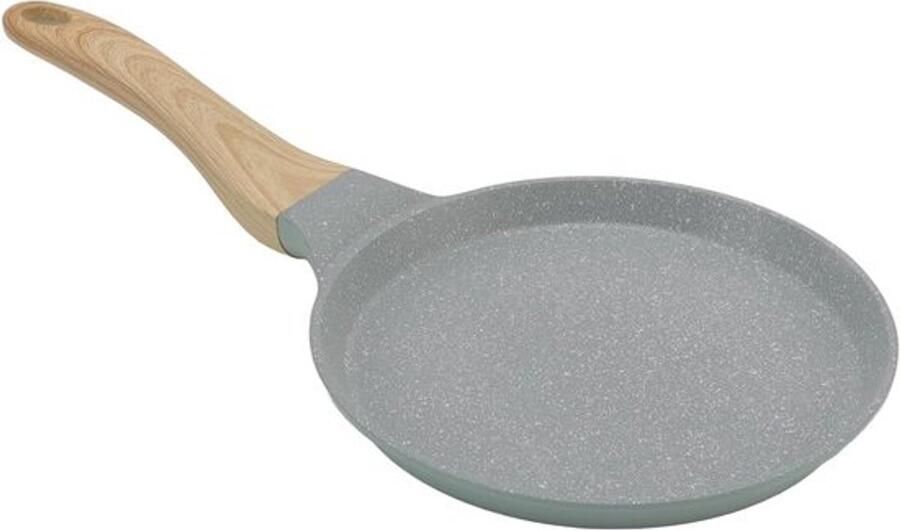 Pannenkoekenpan Koekenpan ontbijt Lekkere pannenkoeken bakken Antiaanbaklaag 20cm diameter Groen