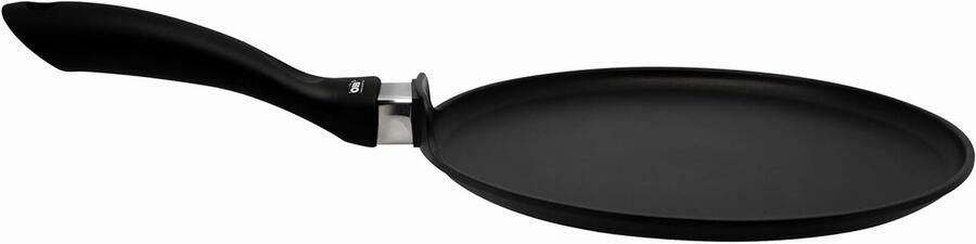 Pannenkoekenpan Koekenpan Pladijs Lekker Ontbijten Gietaluminium 28 cm Zwart