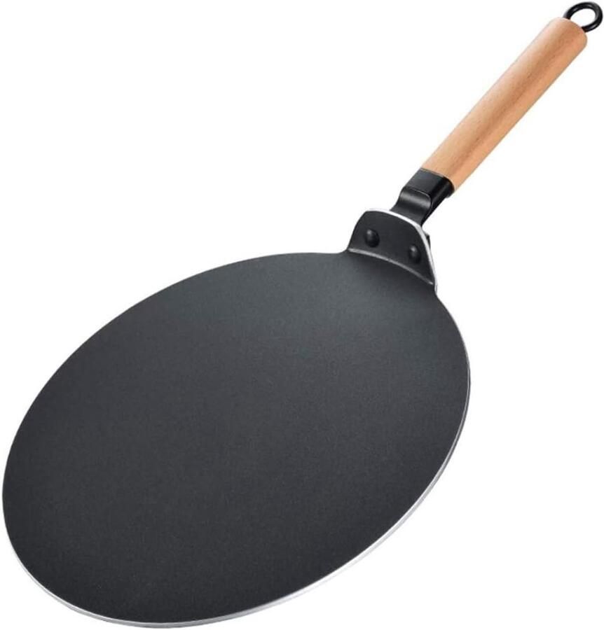 Pannenkoekenpan Koekenpan Tawa Plat Ontbijt Bakken Antiaanbaklaag 30 cm Zwart