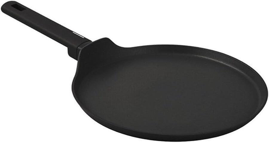 Pannenkoekenpan Koekenpan Titanium Pannenkoeken Bakken Titanium Oppervlak 28 cm Mat Zwart