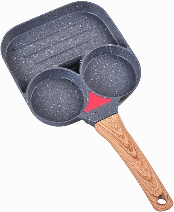 Pannenkoekenpan met anti-aanbaklaag Pannenkoekenpan eierkoekenpan anti-aanbakpan Biefstuk Gebakken eierworst Koekenpan Mini-pannenkoekenpan Gietijzeren koekenpan Omeletpan Koeken