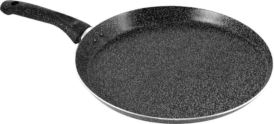 Pannenkoekenpan Koekenpan Crêpepan Pannenkoeken Bakken Antiaanbaklaag 28 cm Grijs - Foto 2