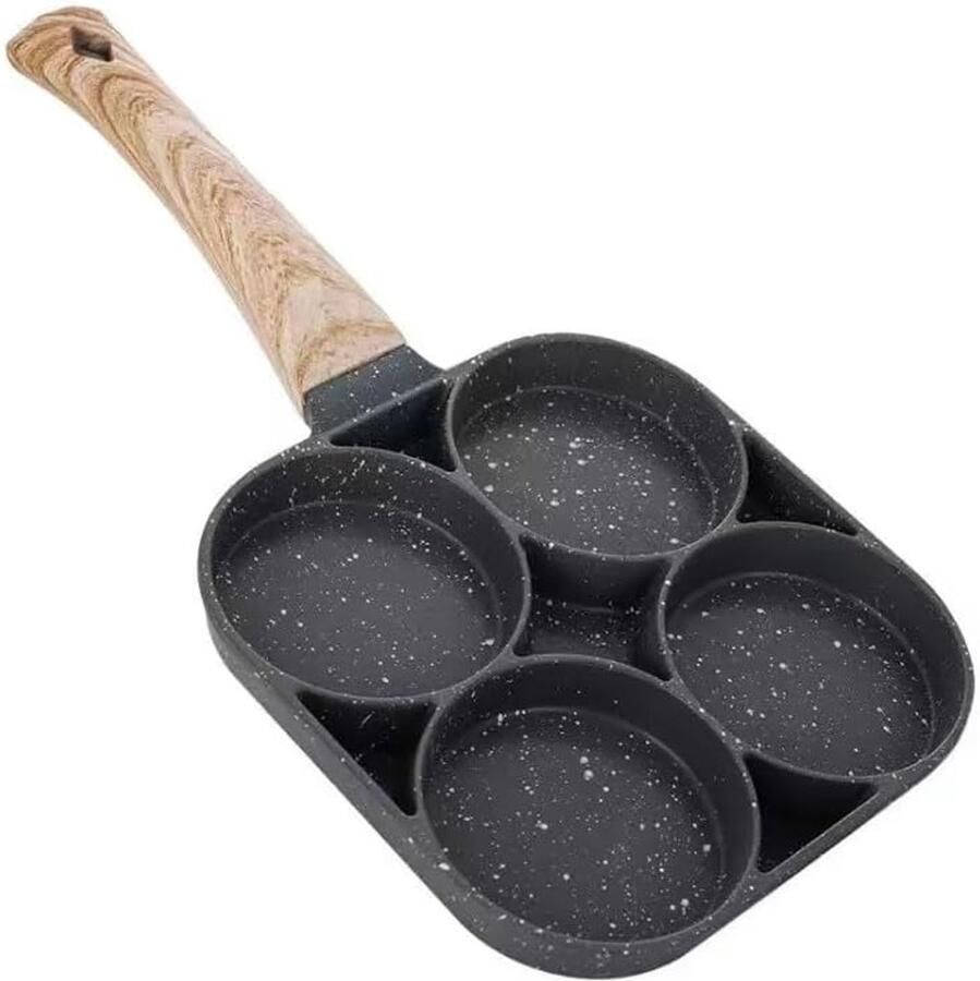 Pannenkoekenpan met antiaanbaklaag pannenkoekenpan met antiaanbaklaag eierkoekenpan gebakken ei hamburgerpan niet-stick gepocheerde eierpan aluminium gebakken eierpan voor ontbijt