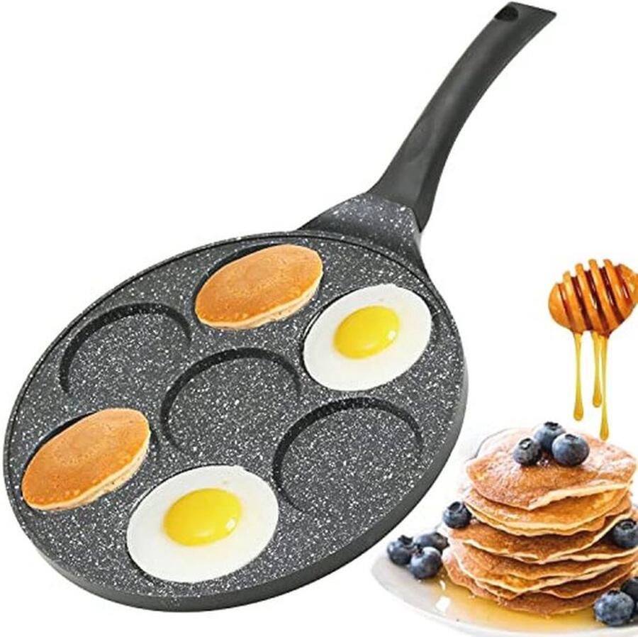 Pannenkoekenpan met diameter 26 cm Antiaanbaklaag en Inductie Geschikt