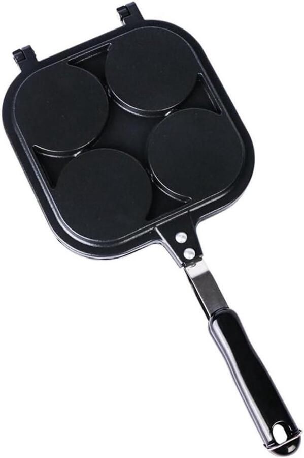 Pannenkoekenpan met Dierenvormen Crêpepan Dieren Ontbijt Maken Cartoon Vormen 40 x 19 x 4 cm Zwart