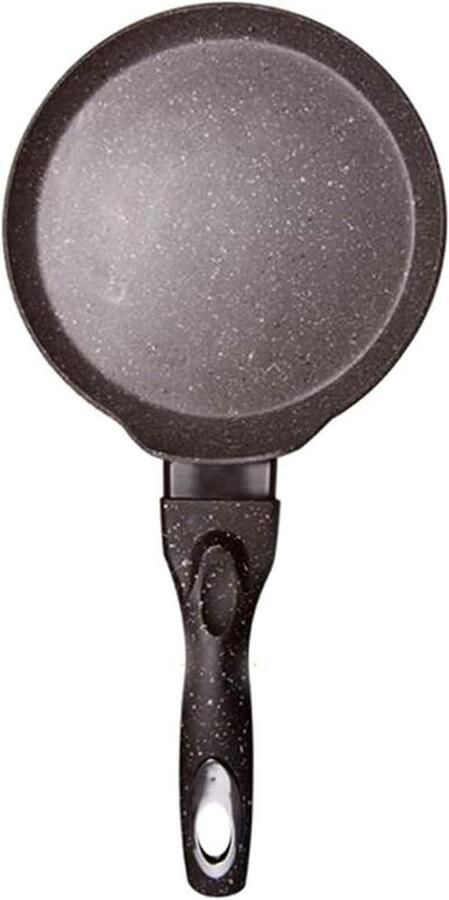 Pannenkoekenpan Omelet Pan Koekenpan Keukenpan Ontbijt Bereiden Antiaanbaklaag 22 cm Diameter Zwart