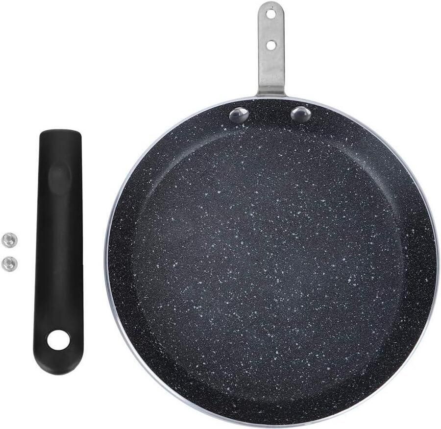 Pannenkoekenpan Omelet Pan Ontbijt Maken Niet-klevende Coating 6 inch Zwart